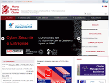 Tablet Screenshot of marocnumericcluster.org